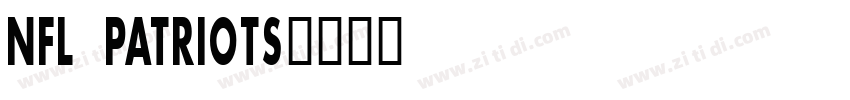 NFL Patriots字体转换